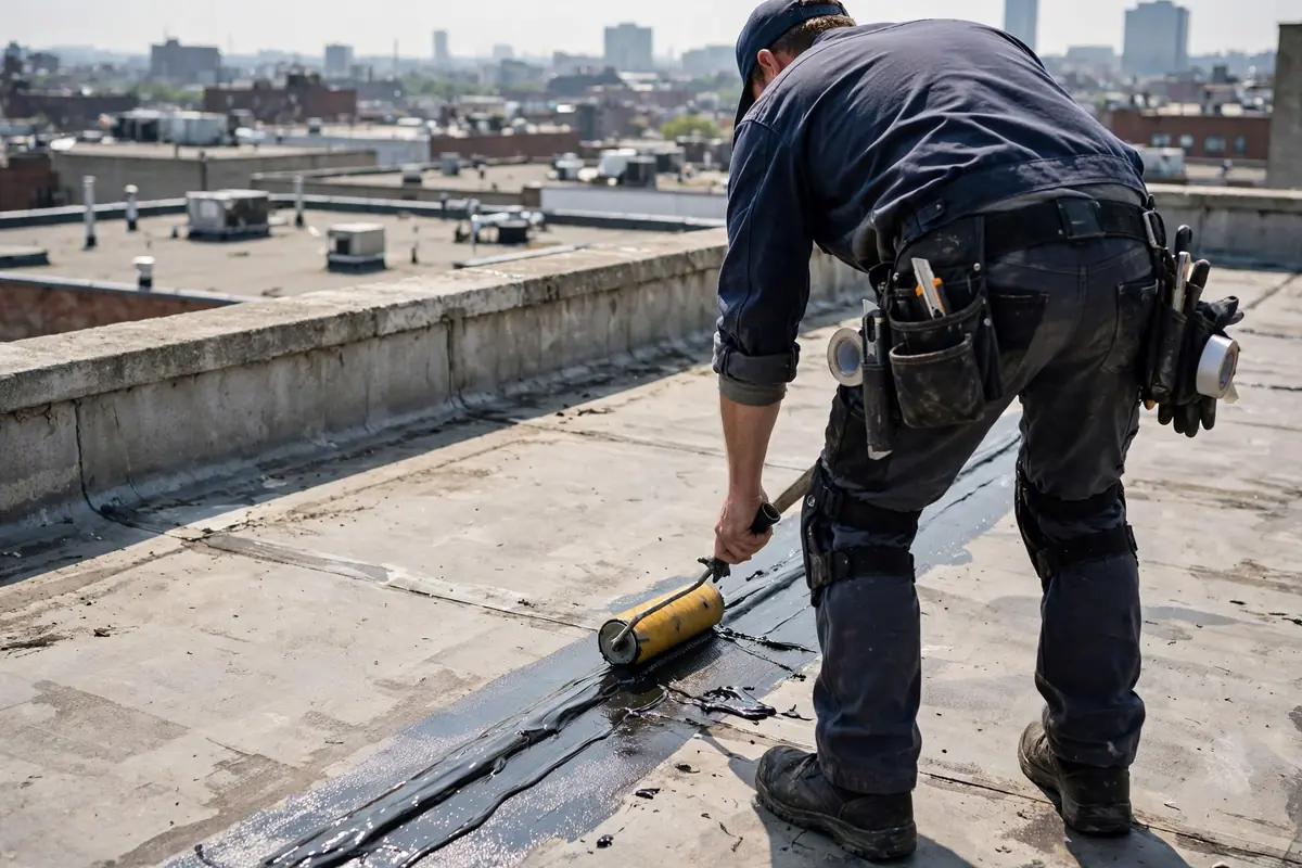 Flat Roof Repair in Dearborn, MI — Prism Roofing